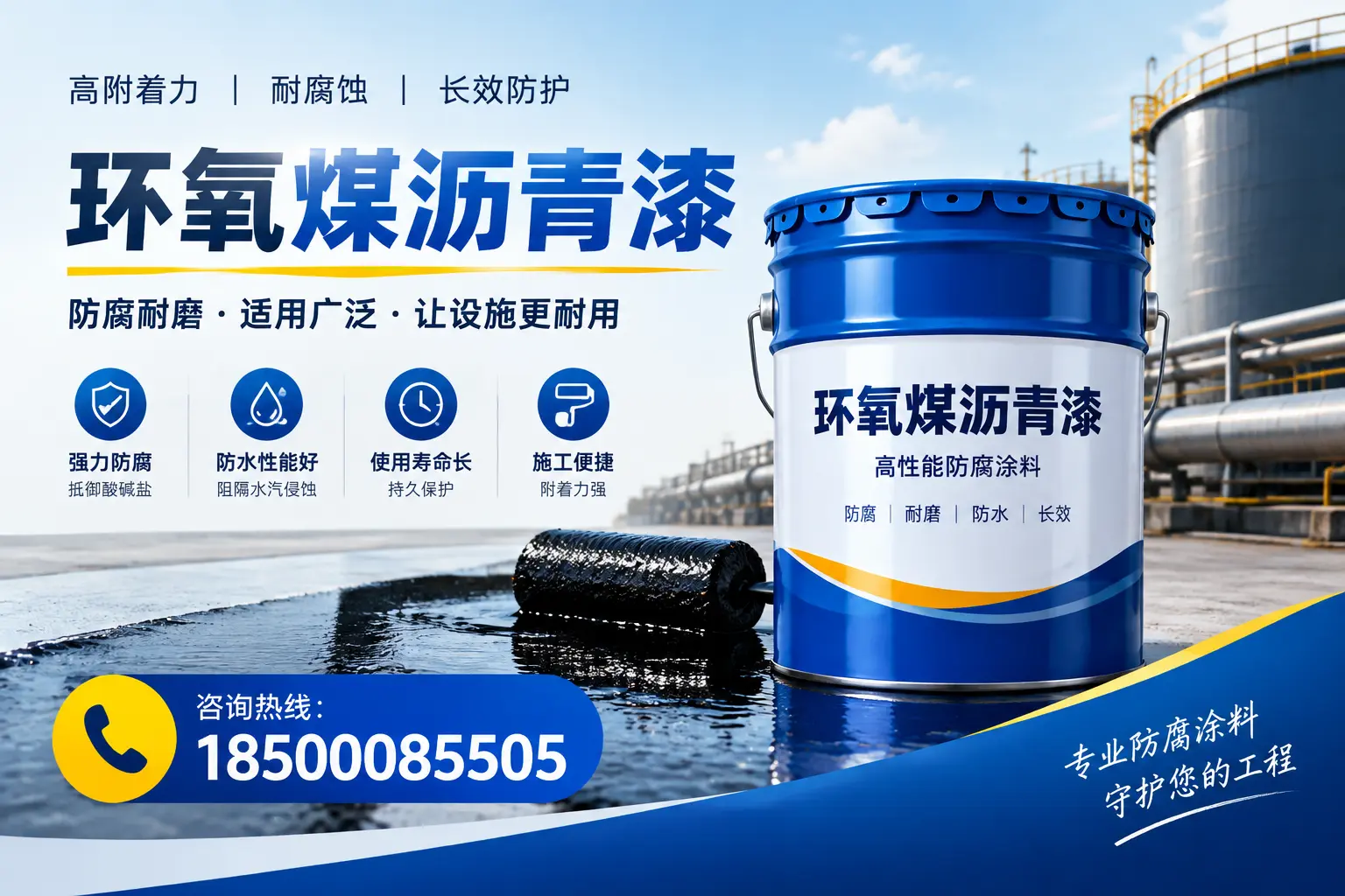 环氧煤沥青漆与其他涂料的对比分析，助力青岛企业决策